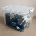 CAJA ORGANIZADORA 80 LTS TRANSPARENTE RISCHIOTO CAJA ORGANIZADORA 80 LTS TRANSPARENTE RISCHIOTO