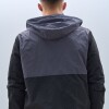 Campera Impermeable Oxx Absolut Black/gris