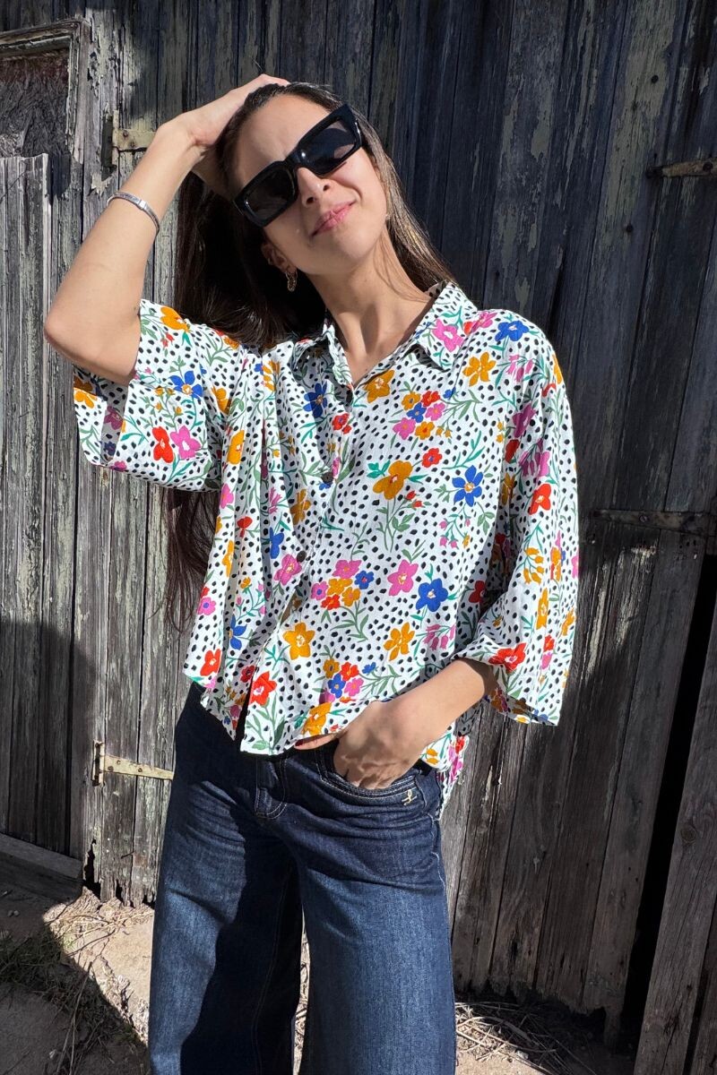 Camisa Flora Estampado floral
