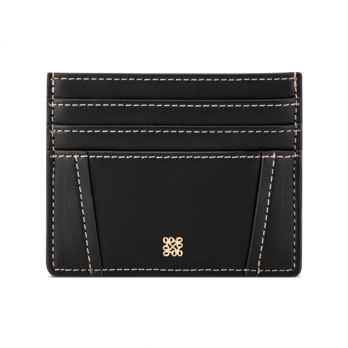 Small Leather Goods Fleura Card Case - Black 