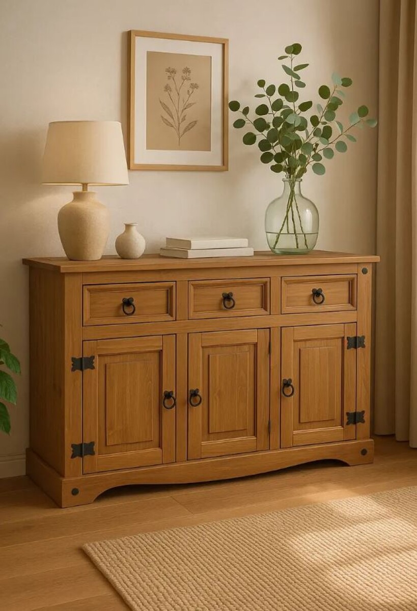 Aparador Buffet 3 Puertas Corona Caramelo CH9183C 