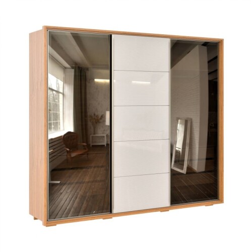 Ropero puertas corredizas Reflecta 2.7 - Concepto Beige