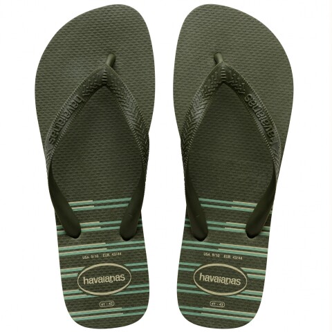 Ojota de Hombre Havaianas Top Basic Marrón Musgo