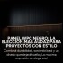 Pack x100 Wpc Simil Madera Wall Panel Lambrin 2.90m x 16.7cm Color Negro