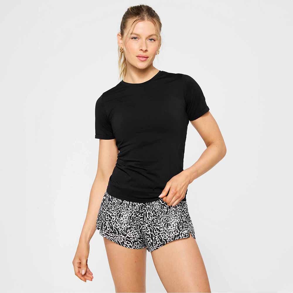Top Feather Tech+ Short-Sleeve Mujer Black