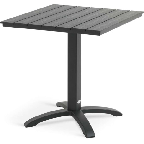 Mesa de balcón HOBRO A70xL70 negro Negro