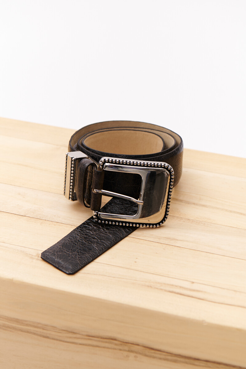 Cinturon Charm Marron