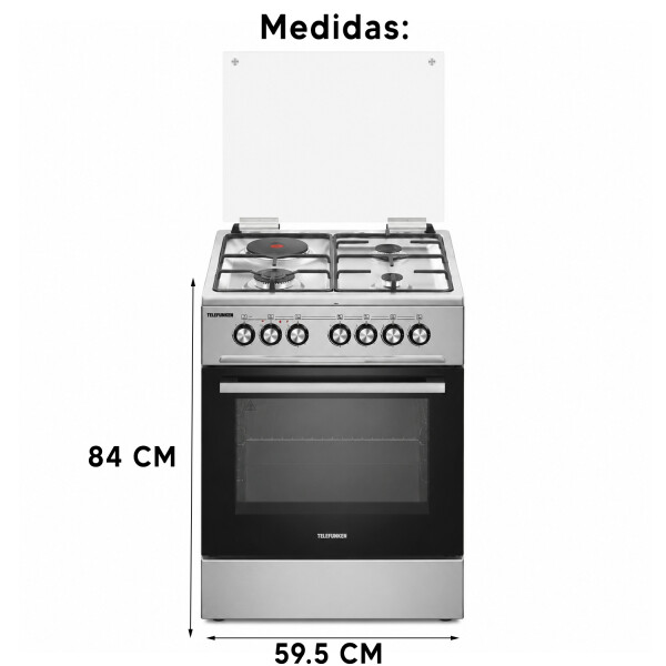 Cocina Combinada Turca Telefunken Tlf6031in COCINA COMBINADA TELEFUNKEN 3H TLF6031IN