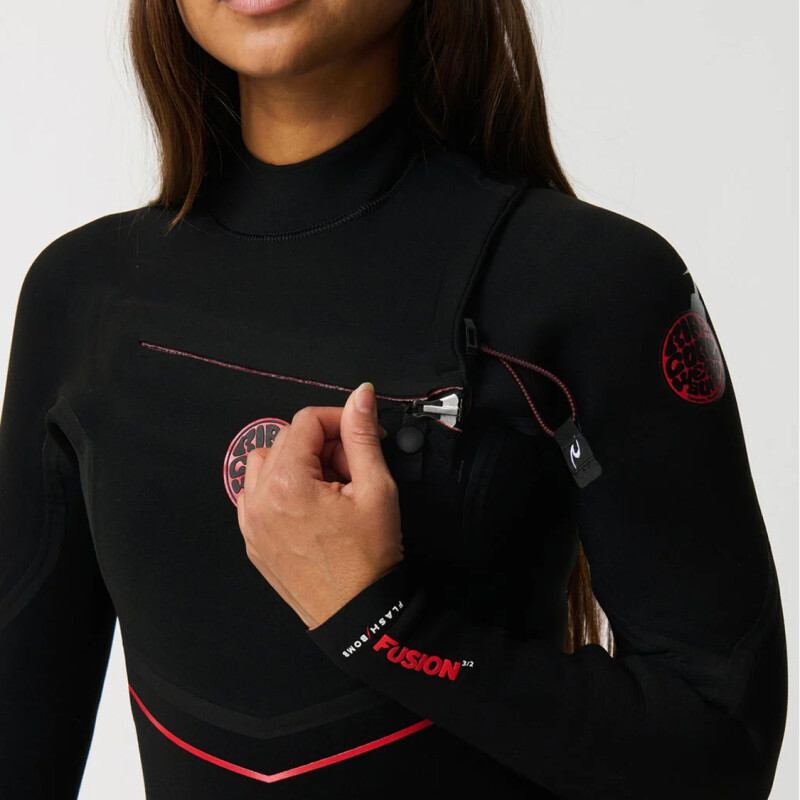 Traje Rip Curl Wms F-Bomb Fusion Cz 43 - Negro Traje Rip Curl Wms F-Bomb Fusion Cz 43 - Negro