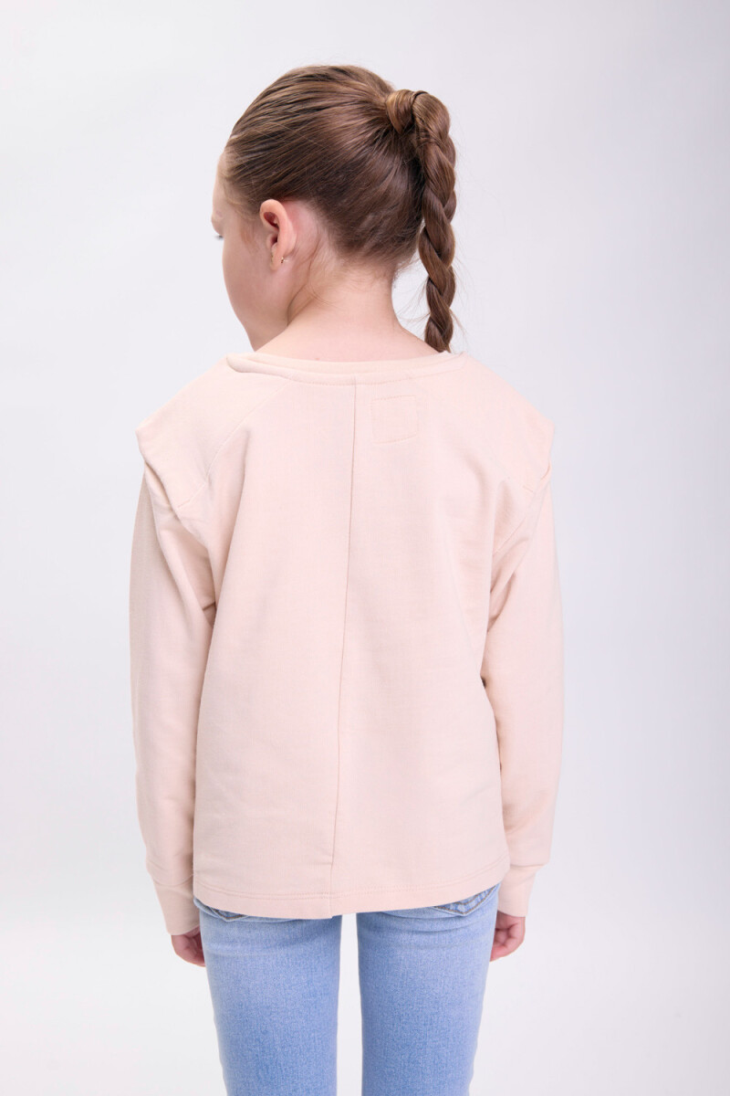 Buzo deportivo hombreras Beige