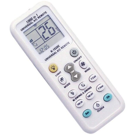 Control Remoto Universal De Aire Acondicionad Frio Calor Blanco