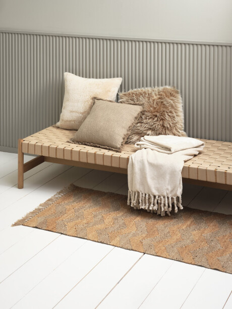 Manta throw BONDEROSE fleece 130x170 beige Manta throw BONDEROSE fleece 130x170 beige