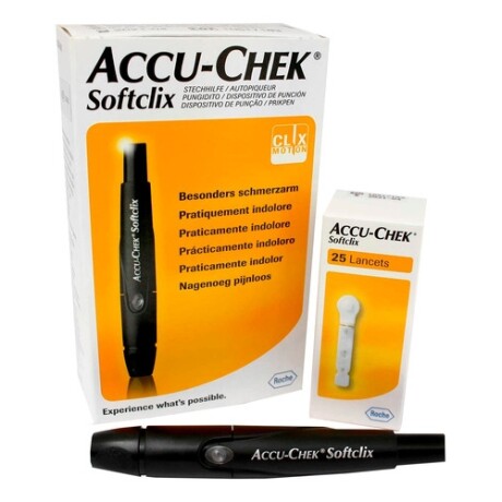 Digitopunzor Accu-Chek Softclix Kit Roche + 25 lancetas Digitopunzor Accu-Chek Softclix Kit Roche + 25 lancetas