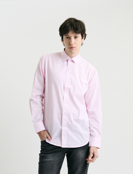 011683 CAMISA VESTIR HARRINGTON LABEL Rosado Medio