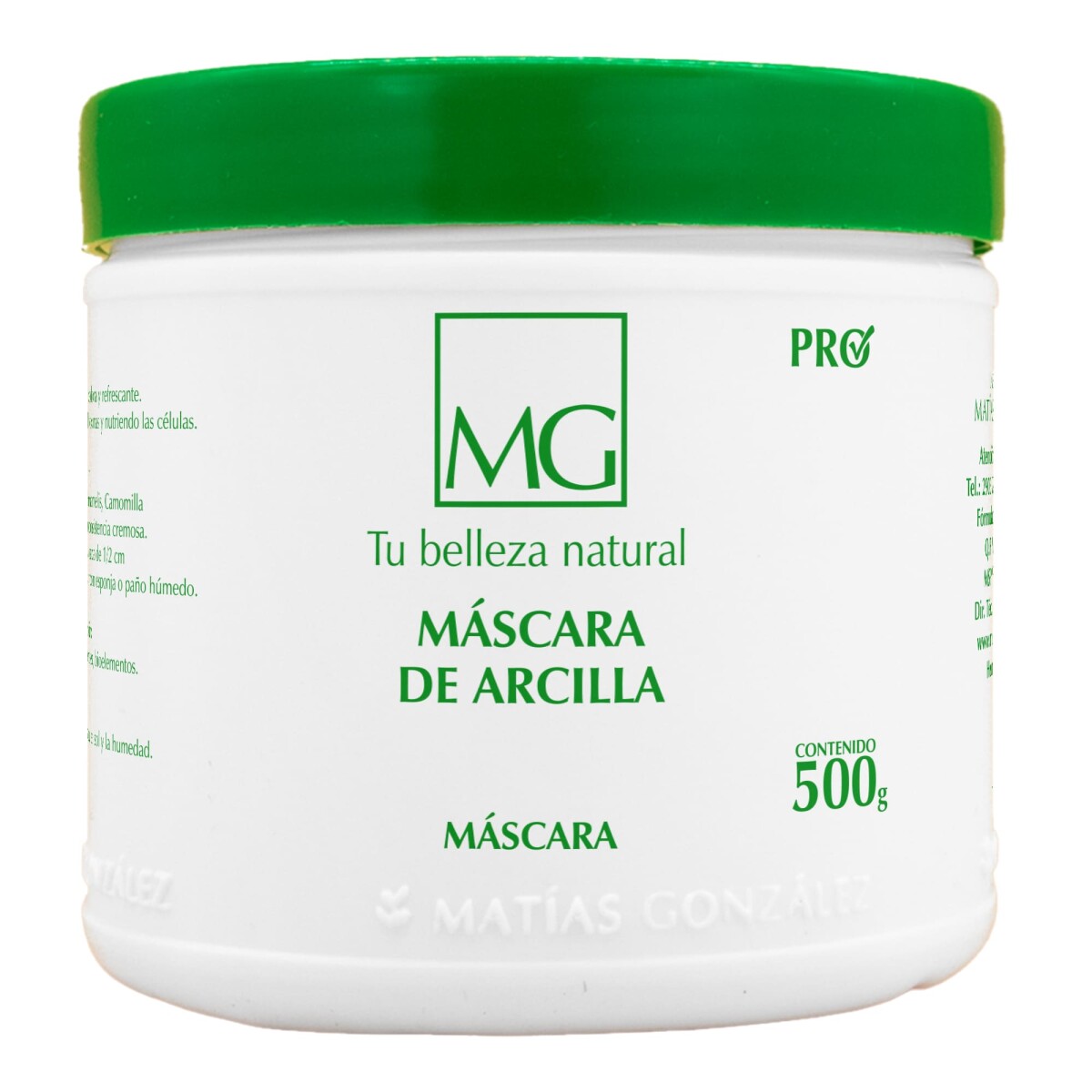 Máscara de Arcilla (500cc) 