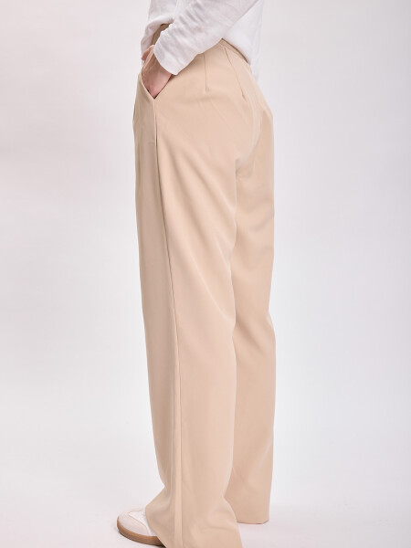 Pantalón de vestir Beige