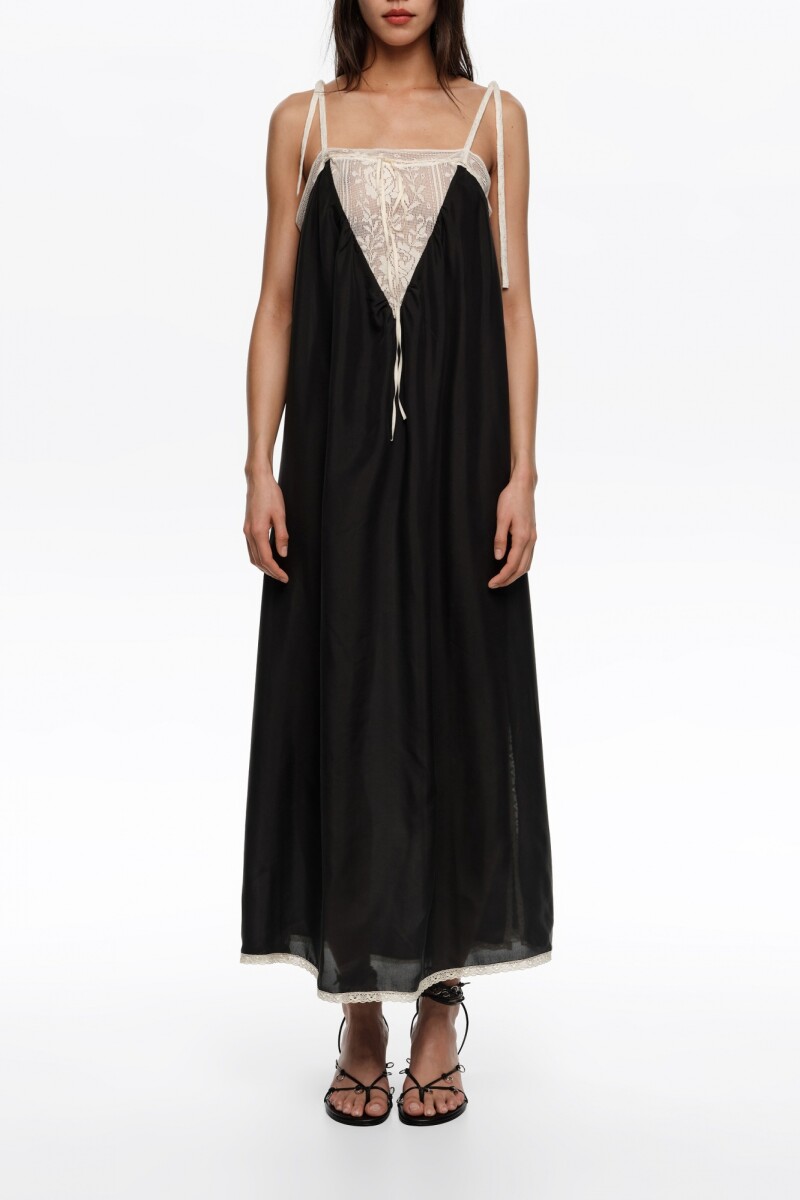 VESTIDO TIRANTES Negro