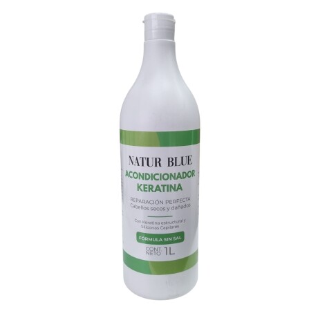 Shampoo Keratina sin sal NATUR BLUE 1 L