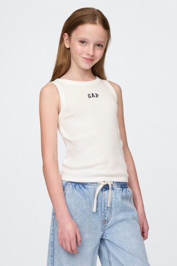 Musculosa Logo Gap Niña New Off White