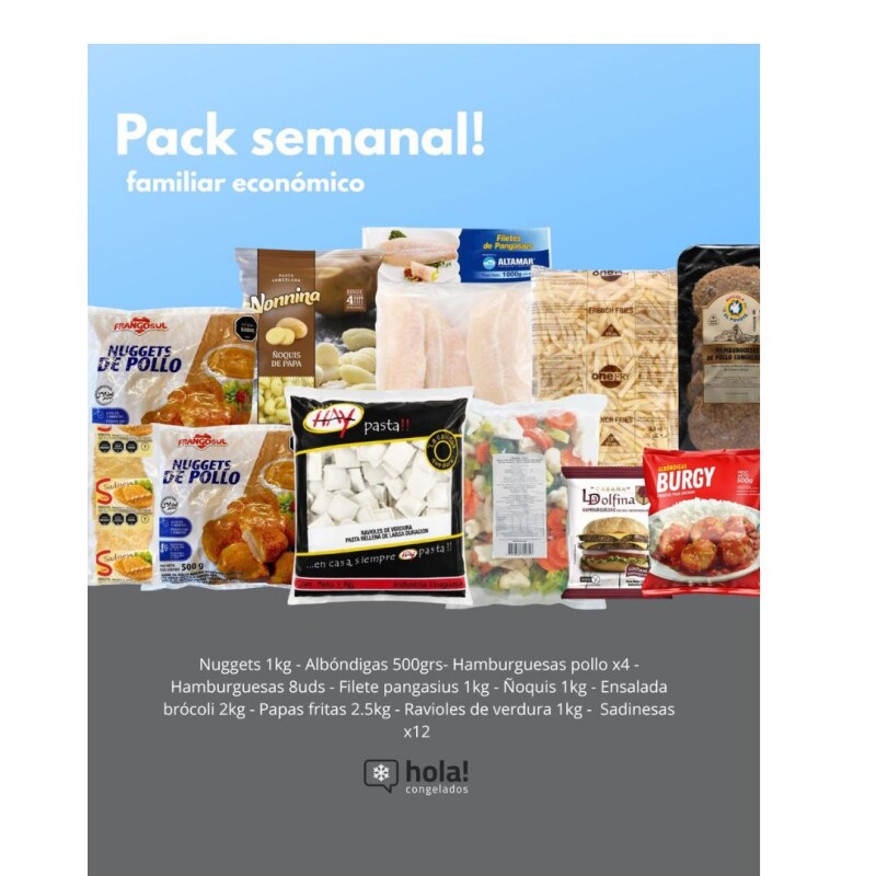 PACK SEMANAL FAMILIAR ECONÓMICO PACK SEMANAL FAMILIAR ECONÓMICO