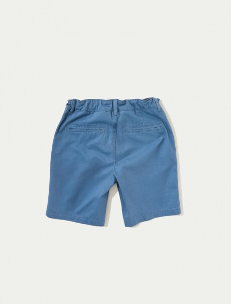 BERMUDA INFANTIL ESTILO CHINO AZUL