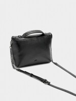 Bolso De Fiesta Con Solapa Efecto Craquelado negro