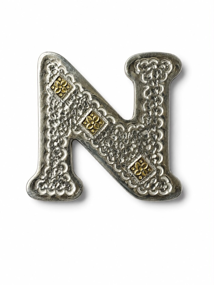 Letras Plata y Oro - N 