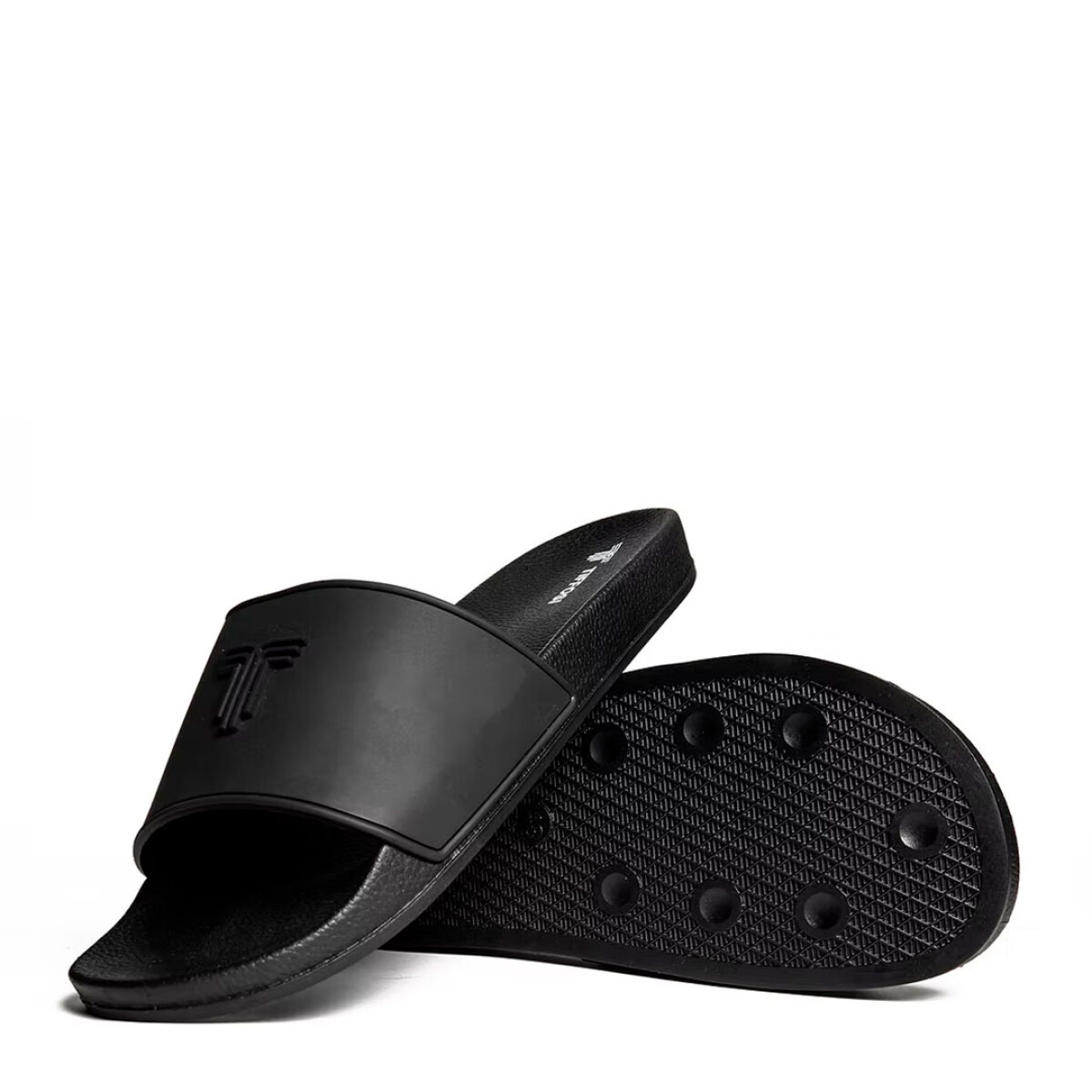 Sandalias Infantiles TIFFOSI Total Black Slides - Negro 
