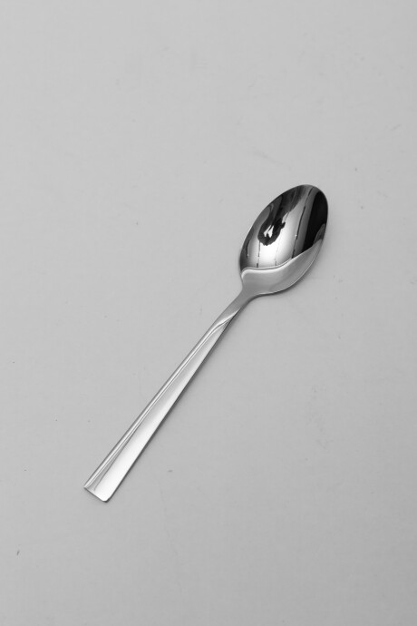 Cuchara Asher De Té Set 4 Un. Plateado Brillante Color Unico