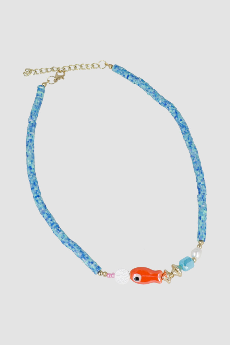 Blue necklace - Celeste 