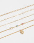 Pulseras Flexibles Sets Strass Pulseras Flexibles Sets De Metal - Dorado