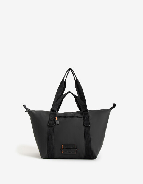 Shopper Engomado Cartera Shopper Rue Du Voyage - Negro