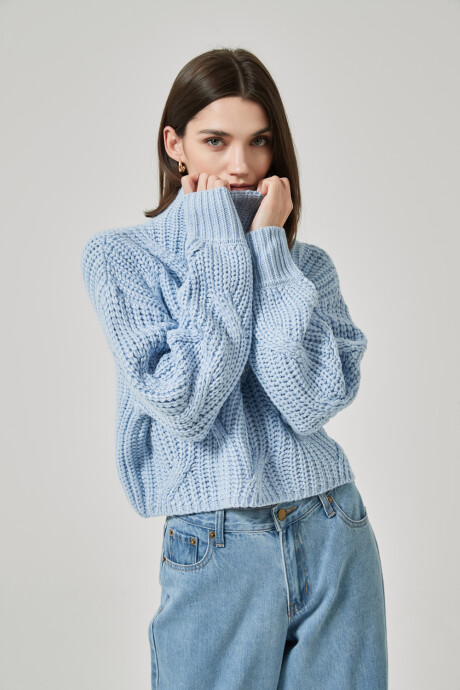 Sweater Cooma Celeste Claro