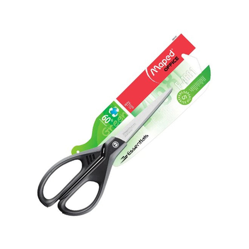 Tijera Maped Essentials Green 21 cms NEGRO