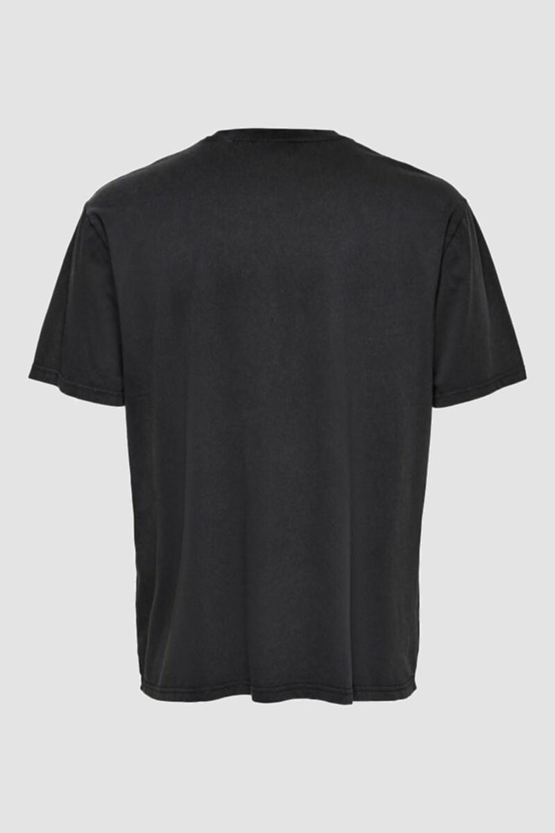 Camiseta Estampada Nasa Black