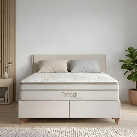 COLCHON QUEEN - Premium Copenhagen Espuma y Resortes Ensacados 158 x 198 x 42 cm COLCHON QUEEN - Premium Copenhagen Espuma y Resortes Ensacados 158 x 198 x 42 cm