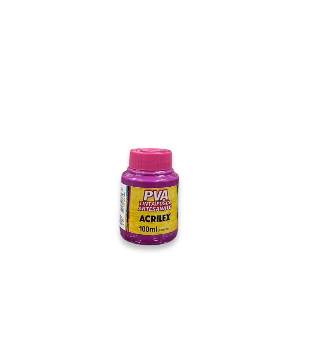 Pintura para Artesanía Acrílica Acrilex 100 ml (Tonos Rosados y Violetas) - 549 Magenta 