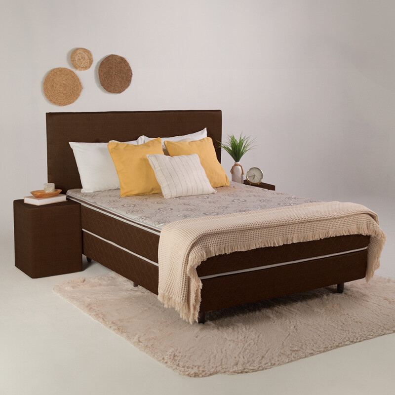 Sommier Nogal Calma 140X190 Juego Completo Sommier Nogal Calma 140X190 Juego Completo