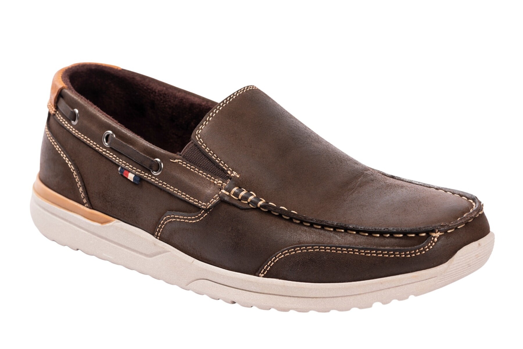 SNAKE CUERO NAUTICO - BROWN 