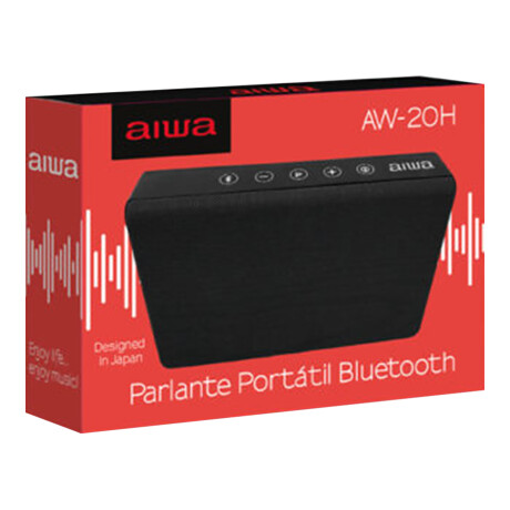 Aiwa - Parlante Inalámbrico AW20H - Bluetooth. Tws. 20W. Litio 2400MAH. 001