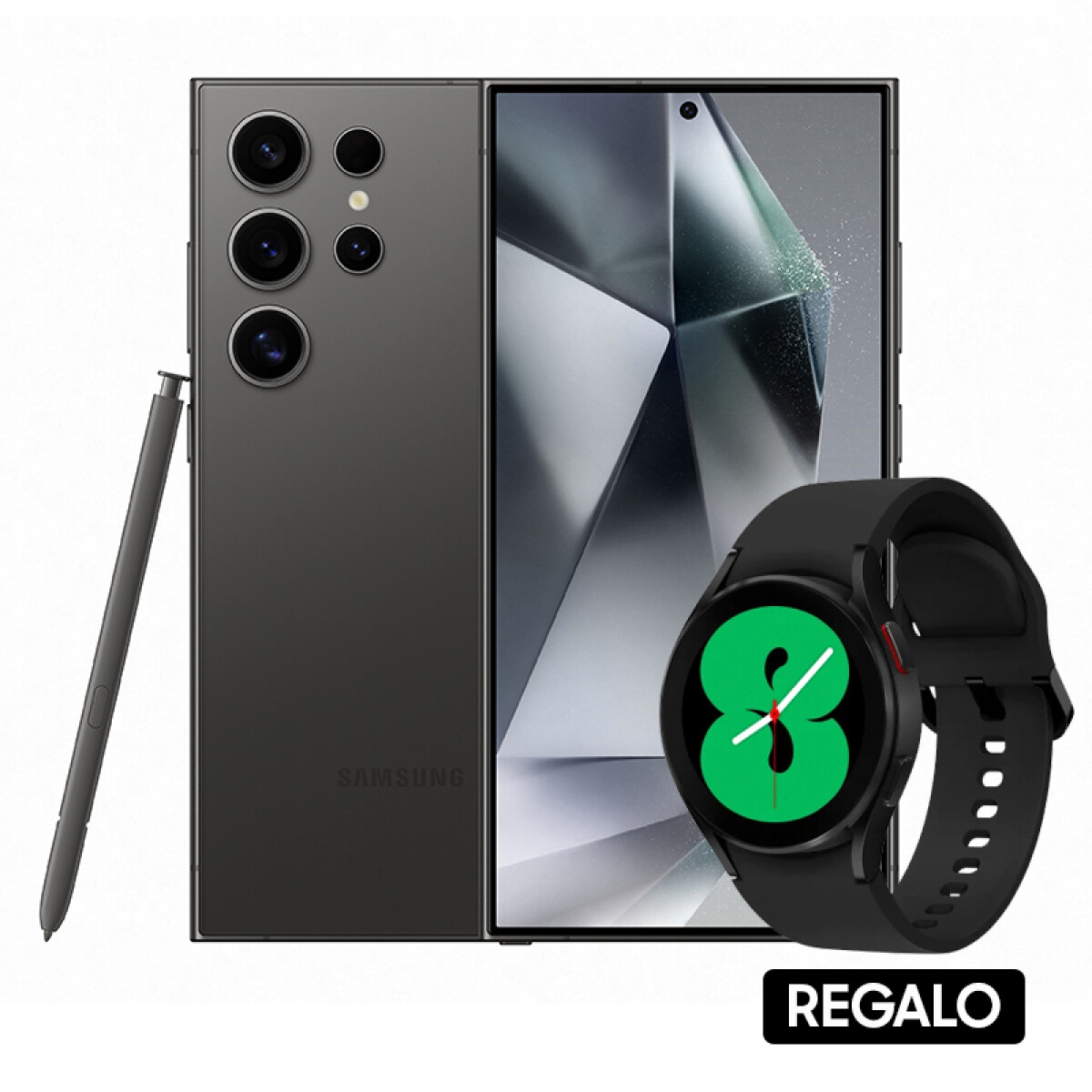 Samsung Galaxy S24 Ultra 512 GB - Titanium Black + Watch4 40" de regalo 