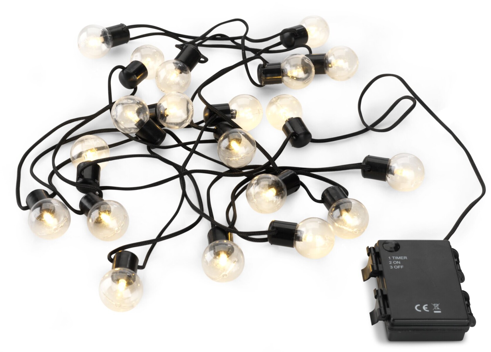 Guirnalda luces GULIRISK L380cm 20 LEDs 