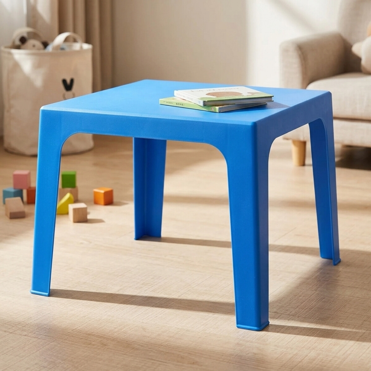 Mesa infantil 54x54x46 cm - AZUL 