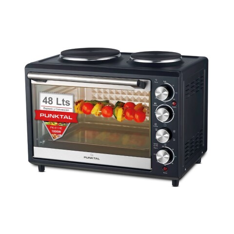 PK_51 HORNO ELÉCTRICO 48 LITROS PUNKTAL CONVECCION Y ESPIEDO Pk_51 Horno Eléctrico 48 Litros Punktal Conveccion Y Espiedo