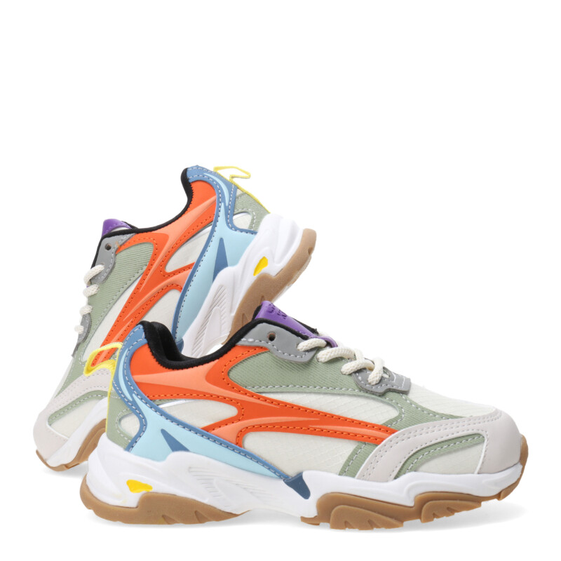 Championes Infantiles Croco Kids GRIPO acordonado Multicolor