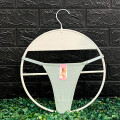 Tanga Colaless Ajustable De Encaje Trasero Verde