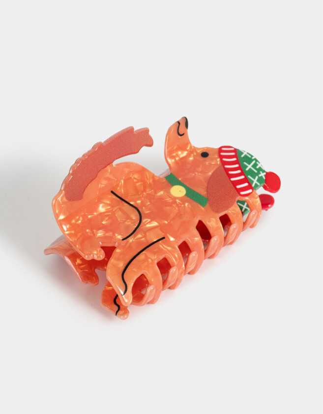 Broche Animalito Broche Perro Navideño - Combinacion Multicolor