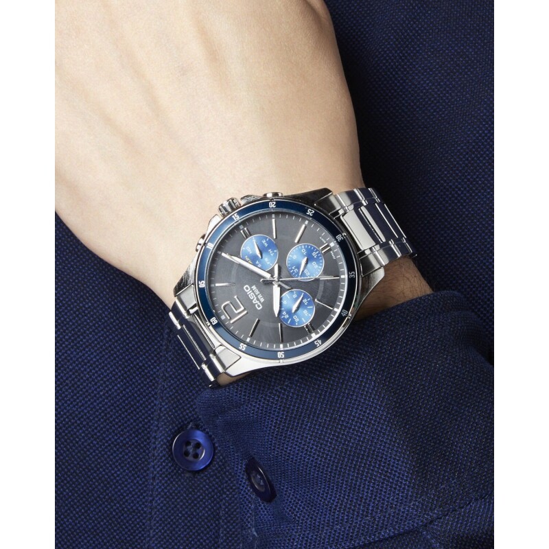 Reloj Análogo Casio 1374D1 En Acero Para Uso Diario Diseño Elegante Y Detallado Reloj Análogo Casio 1374D1 En Acero Para Uso Diario Diseño Elegante Y Detallado