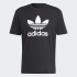 Remera Adidas Adicolor Trifolio Negro