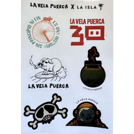 Pack Stickers La Vela